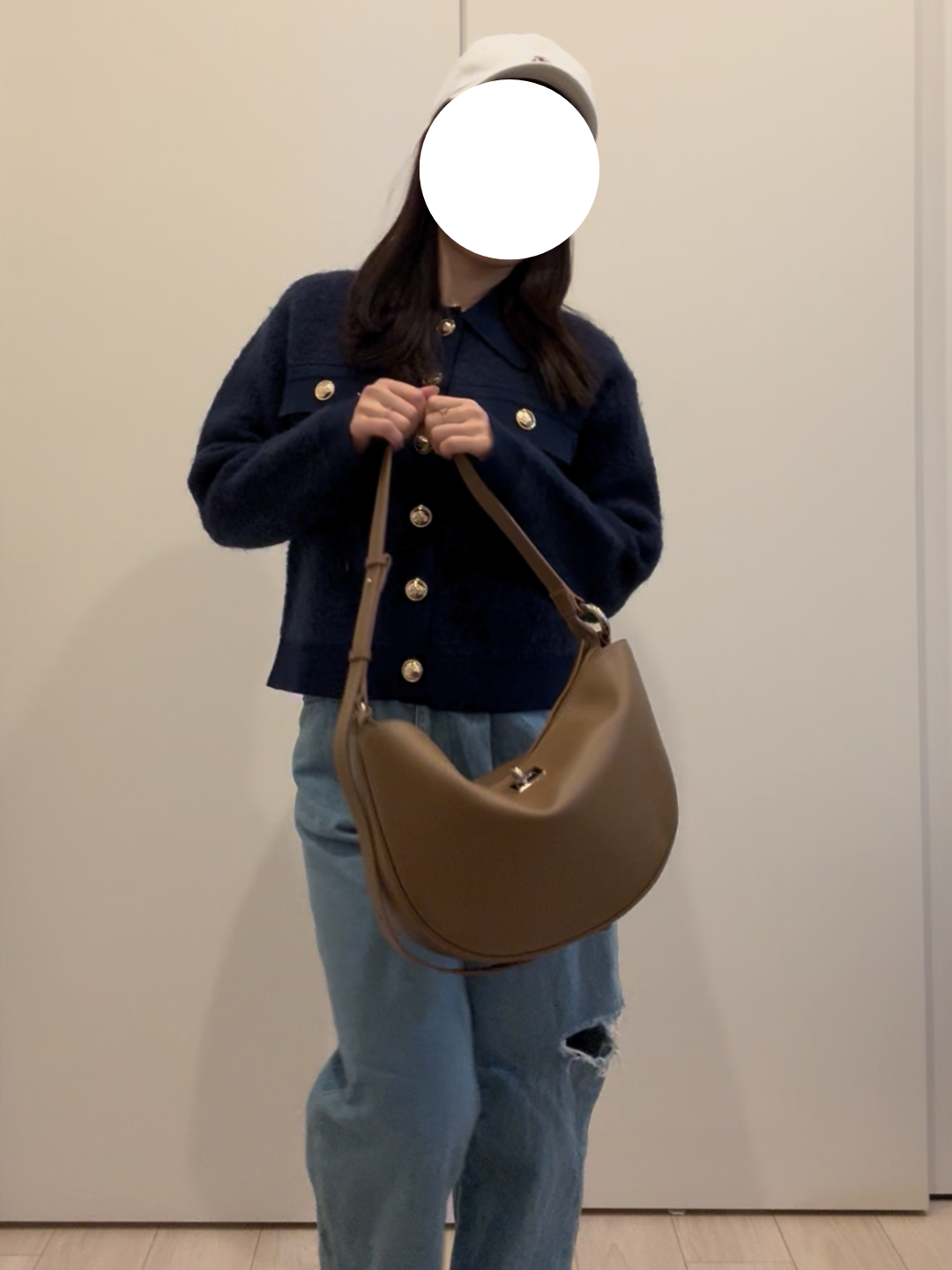 Fortune Cookie Bag / Milk Tea / 153cm
